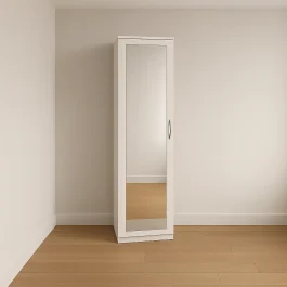 1 Door Mirrored Wardrobe